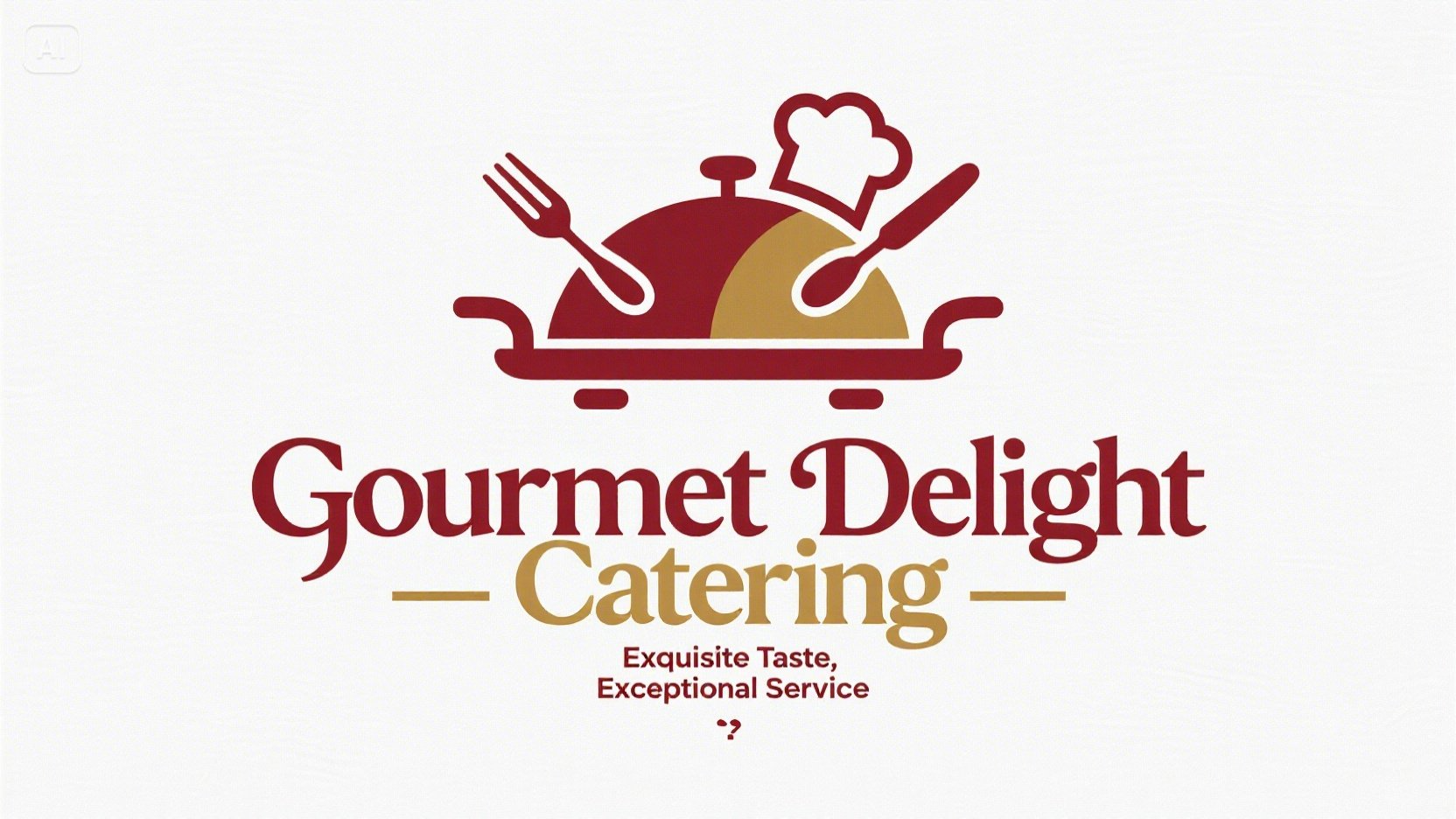 vetor de logotipo de catering