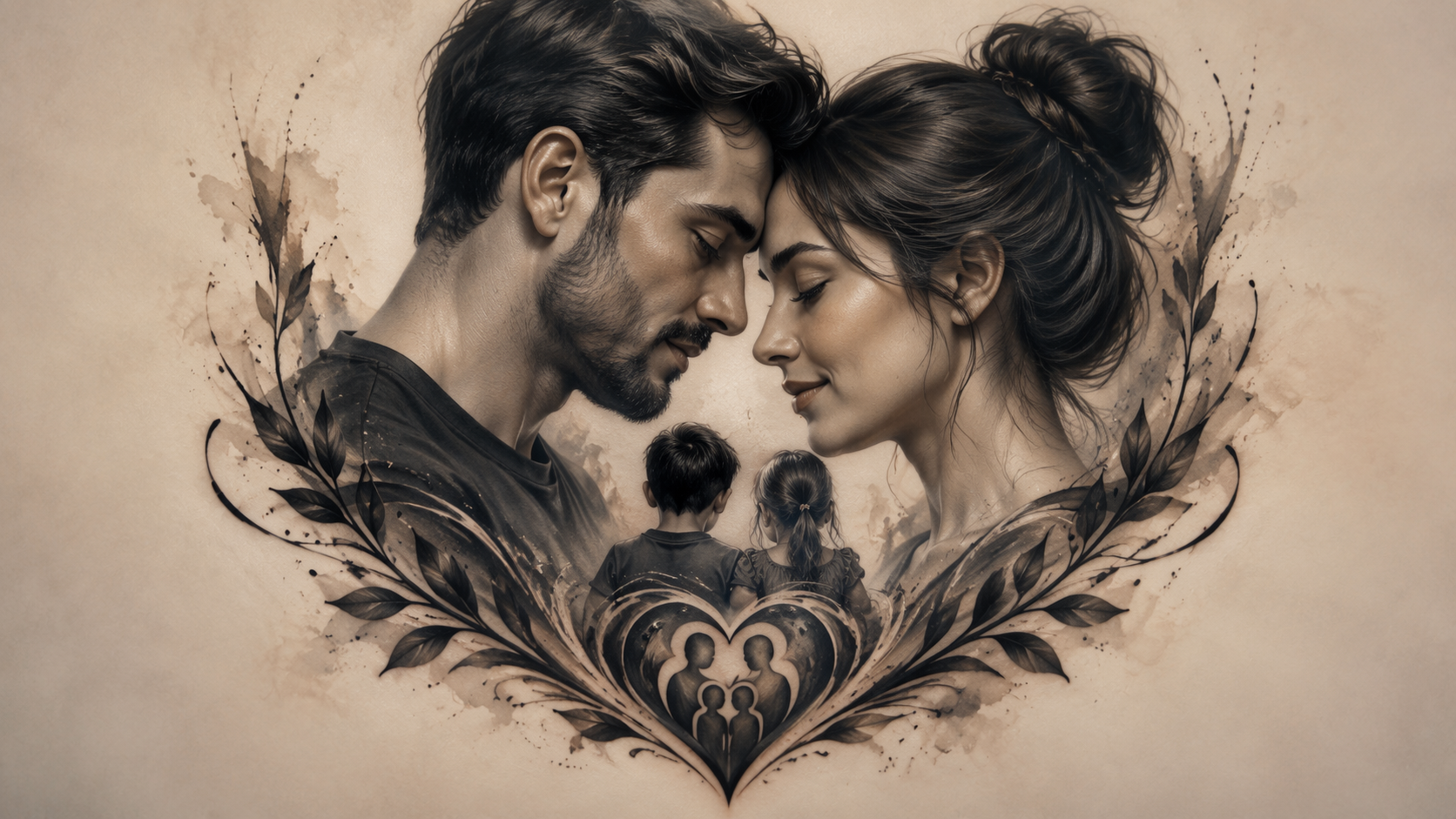 Dreamina mom and dad Tattoo AI Prompt hero example 3