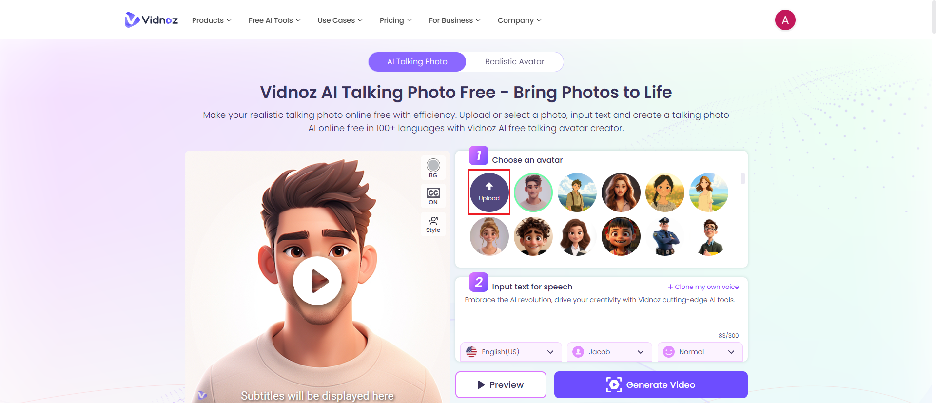 make photo speak