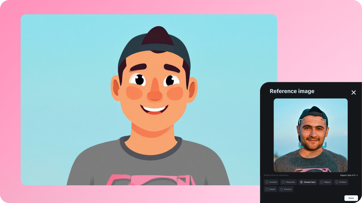 cartoon character creator from image