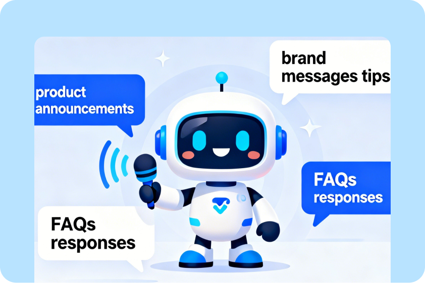 Brand mascot & marketing content