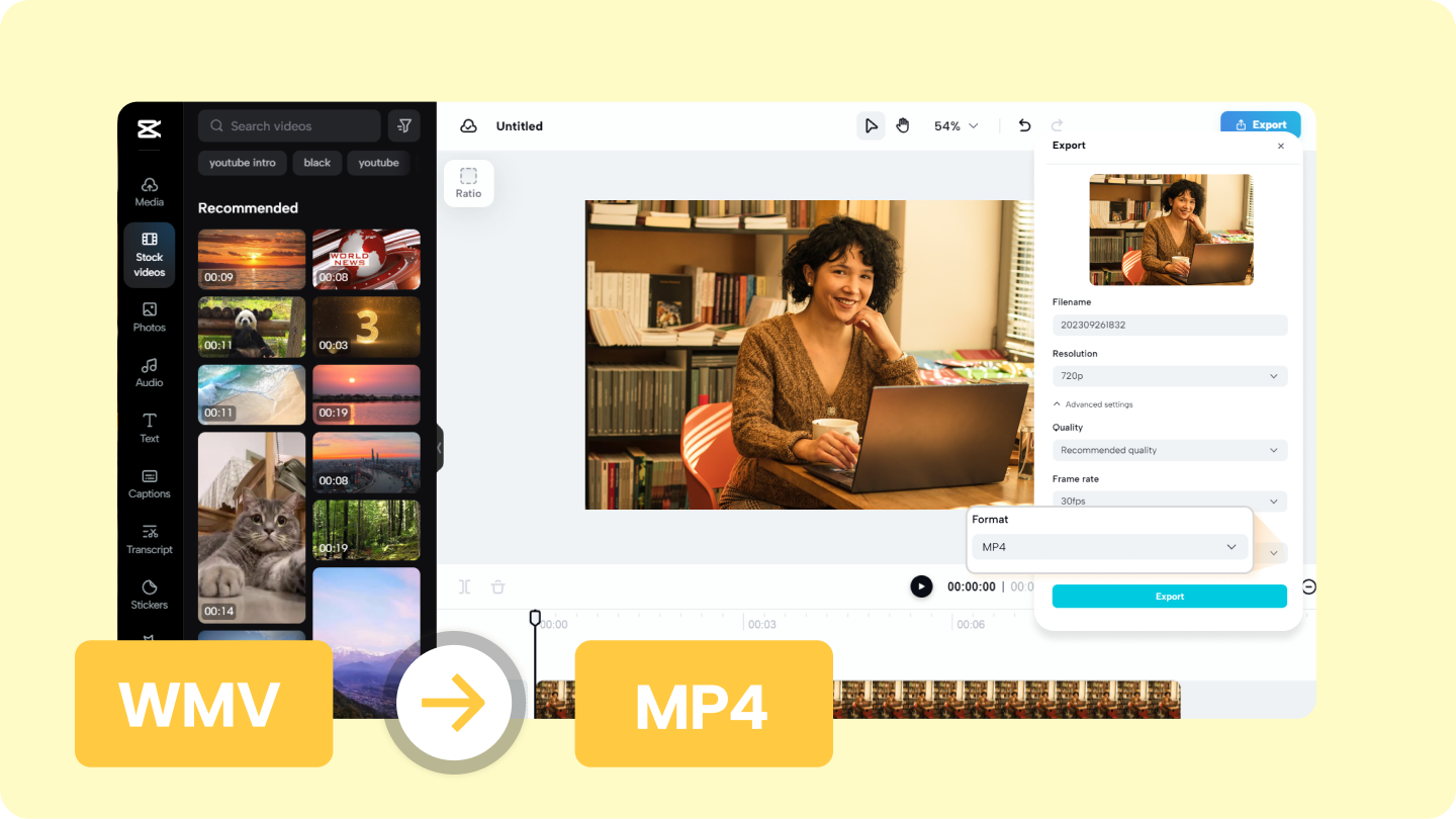 4 Beginner Steps to Convert WMV to MP4 Free