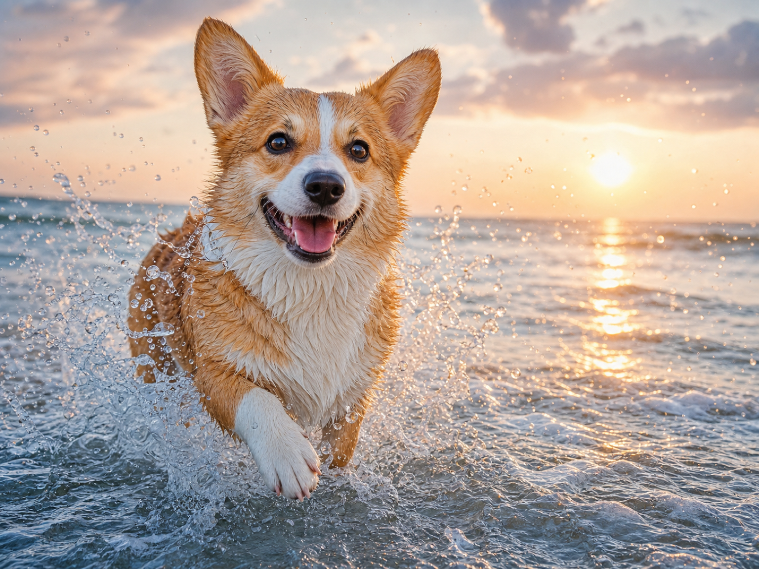 Akcja na plaży Corgi