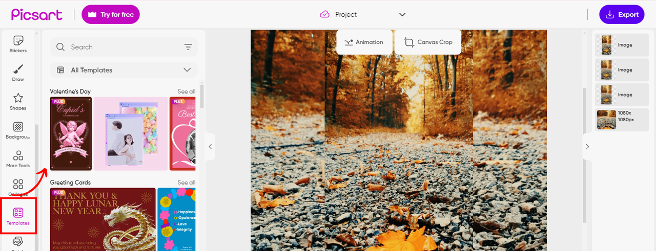 Facebook templates