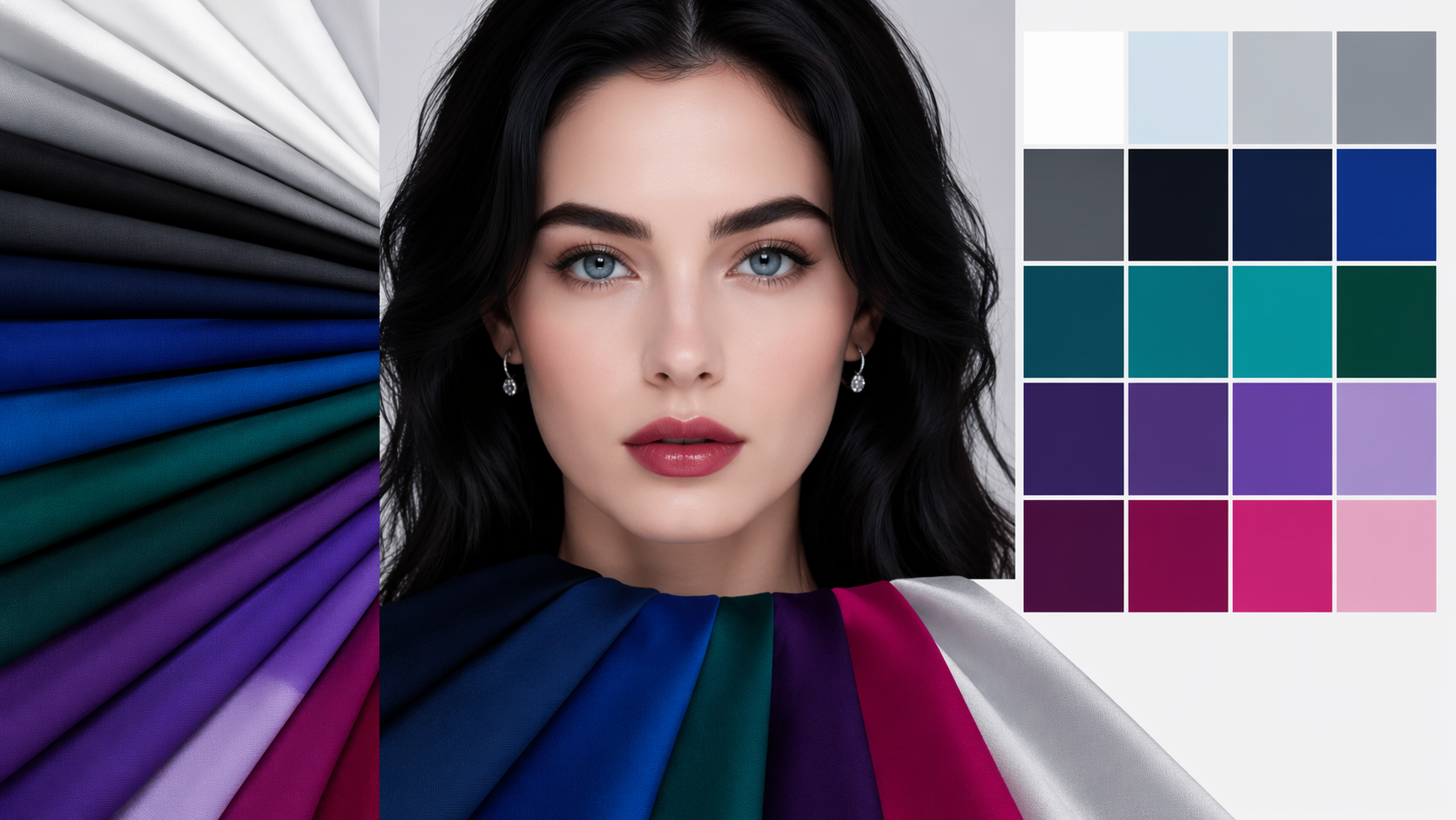 Dreamina Farbanalysetest: Cooler Winterpaletten-Look