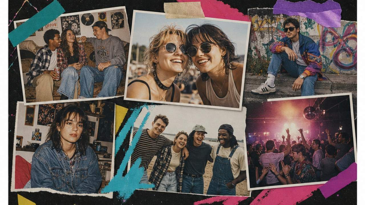 AI Retro Photo Collage Maker prompt result 2