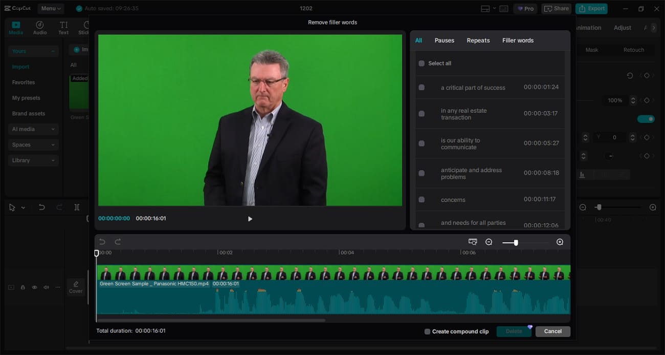 edição de vídeo com IA do CapCut