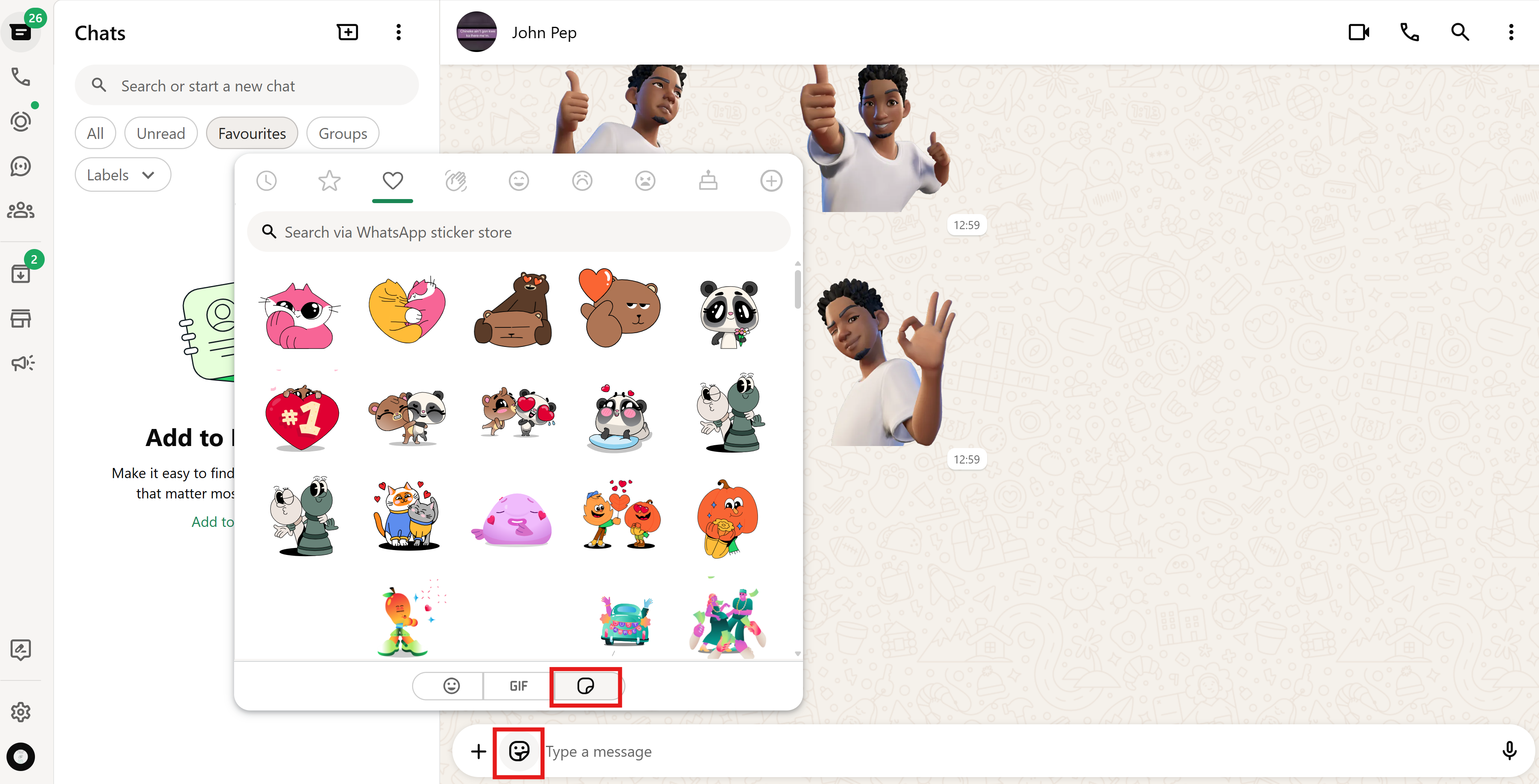 WhatsApp sticker Thank You
