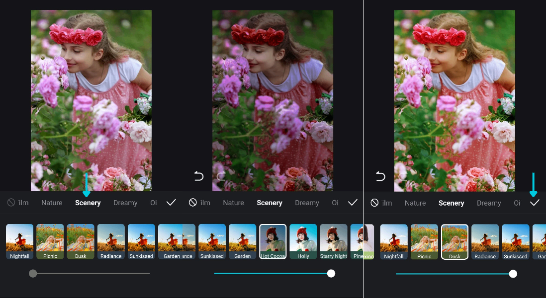 scenery filter