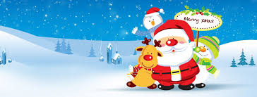 Interface of Christmas Facebook cover photo