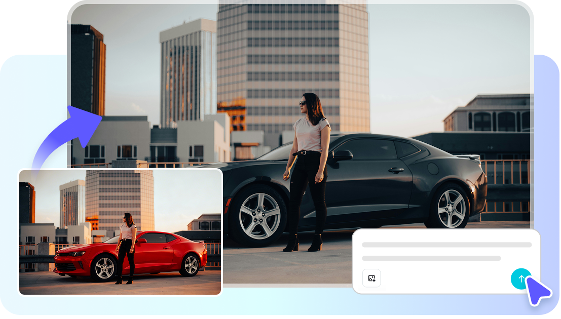 Easily fill in images with simple text prompts