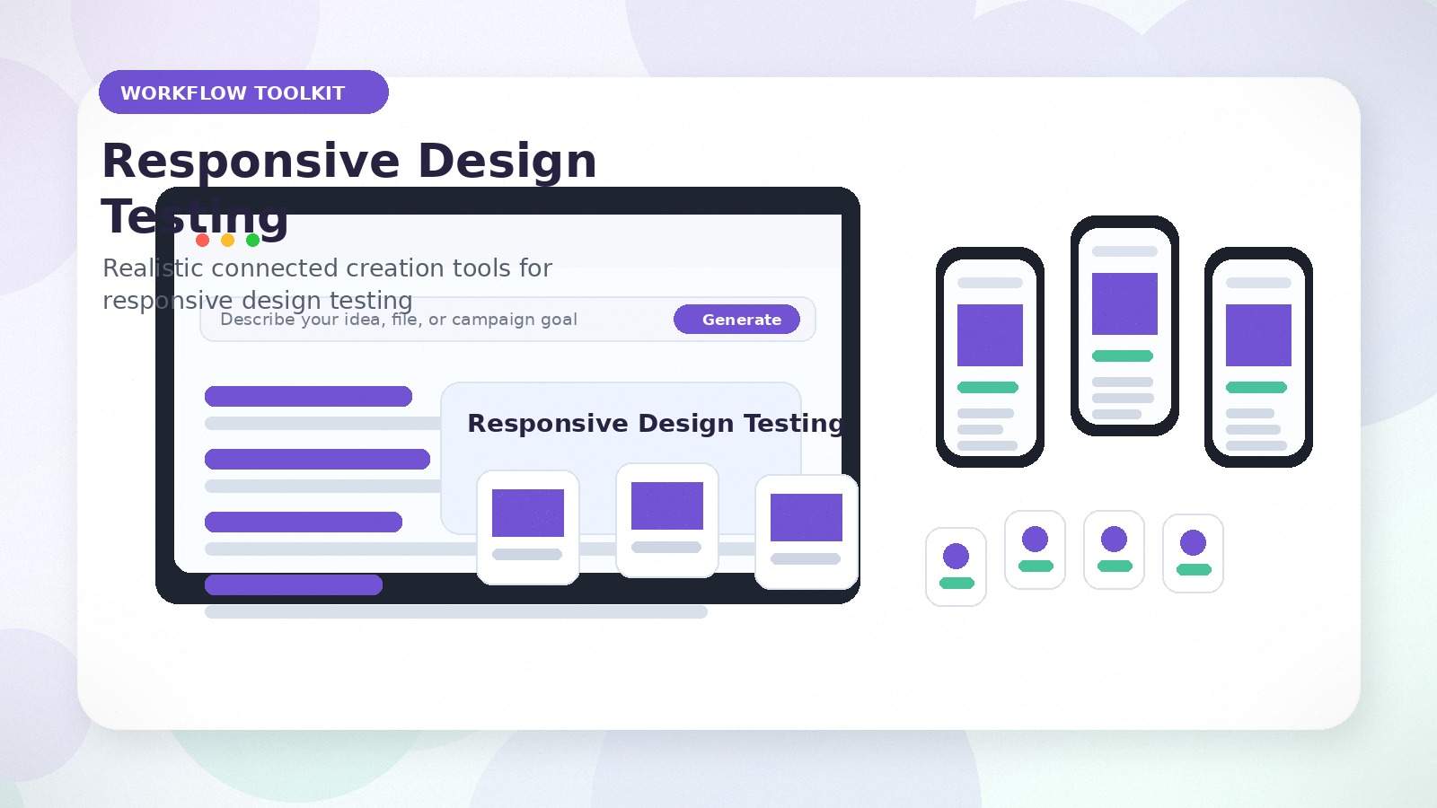 Responsive Design Testing realistic workflow toolkit visual for responsive design testing