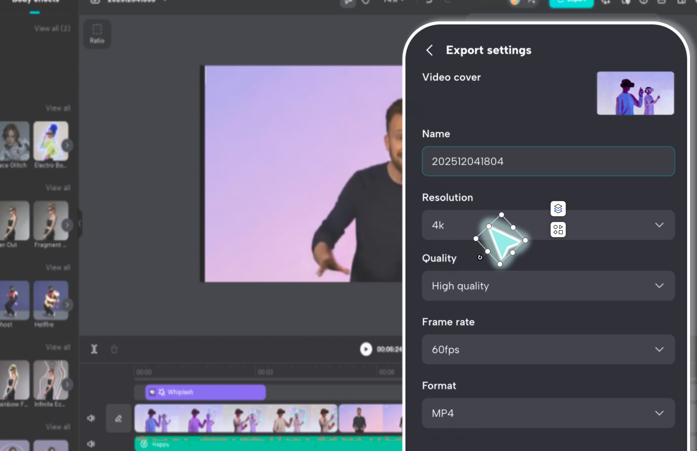 Export and share your video with CapCut online video editor