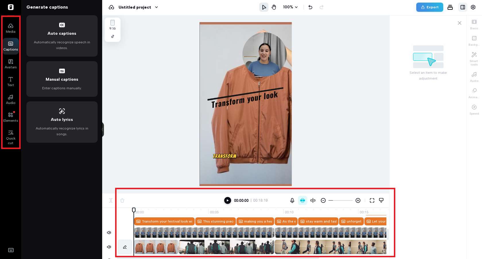 Edit more na interface.