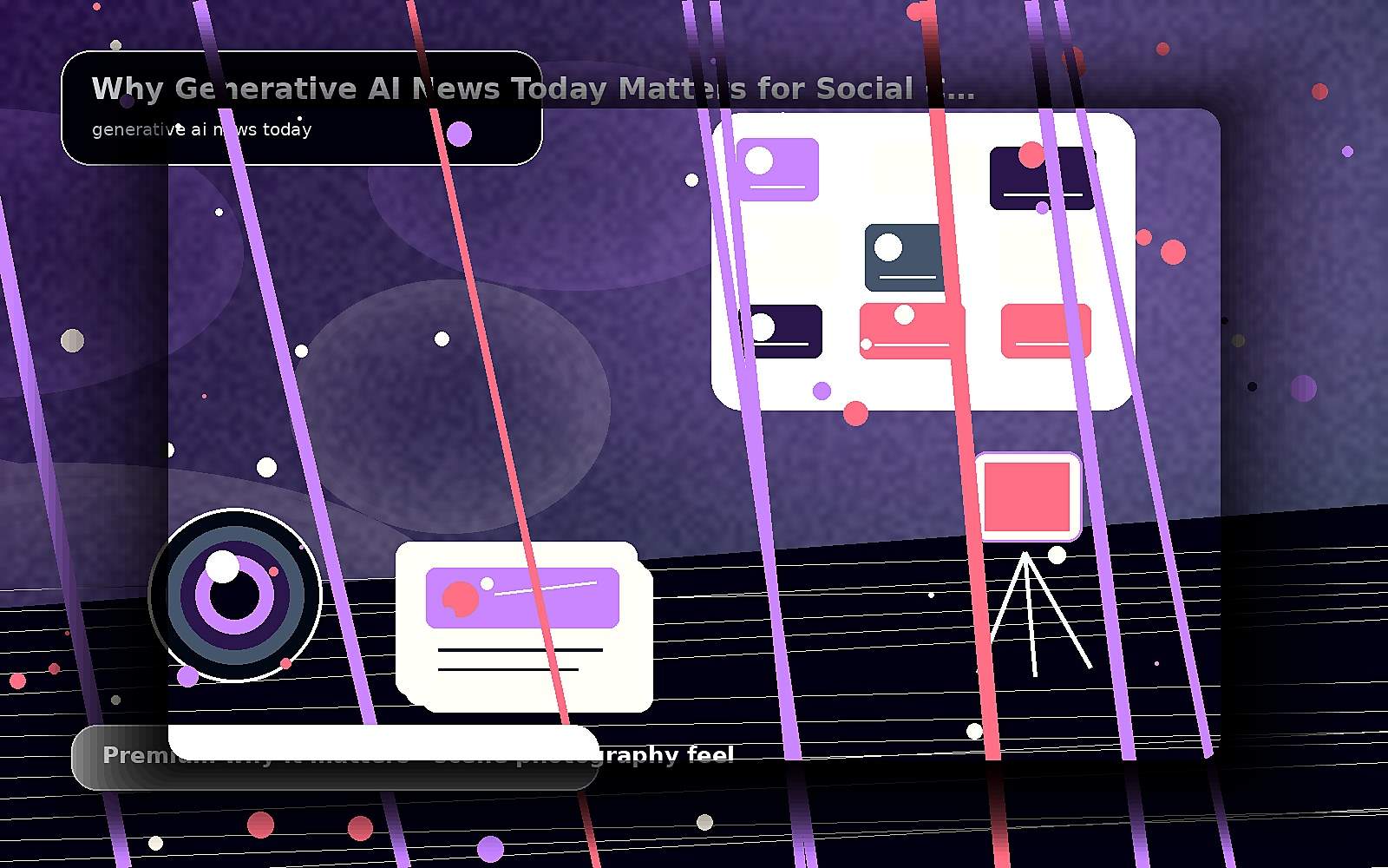 Why Generative AI News Today Matters for Social Content Teams — premium scene image for generative ai news today