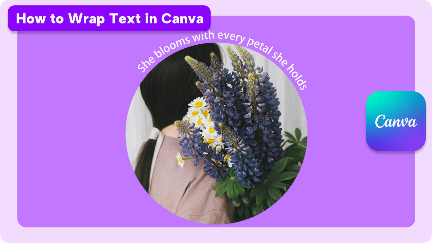 wrap text in canva