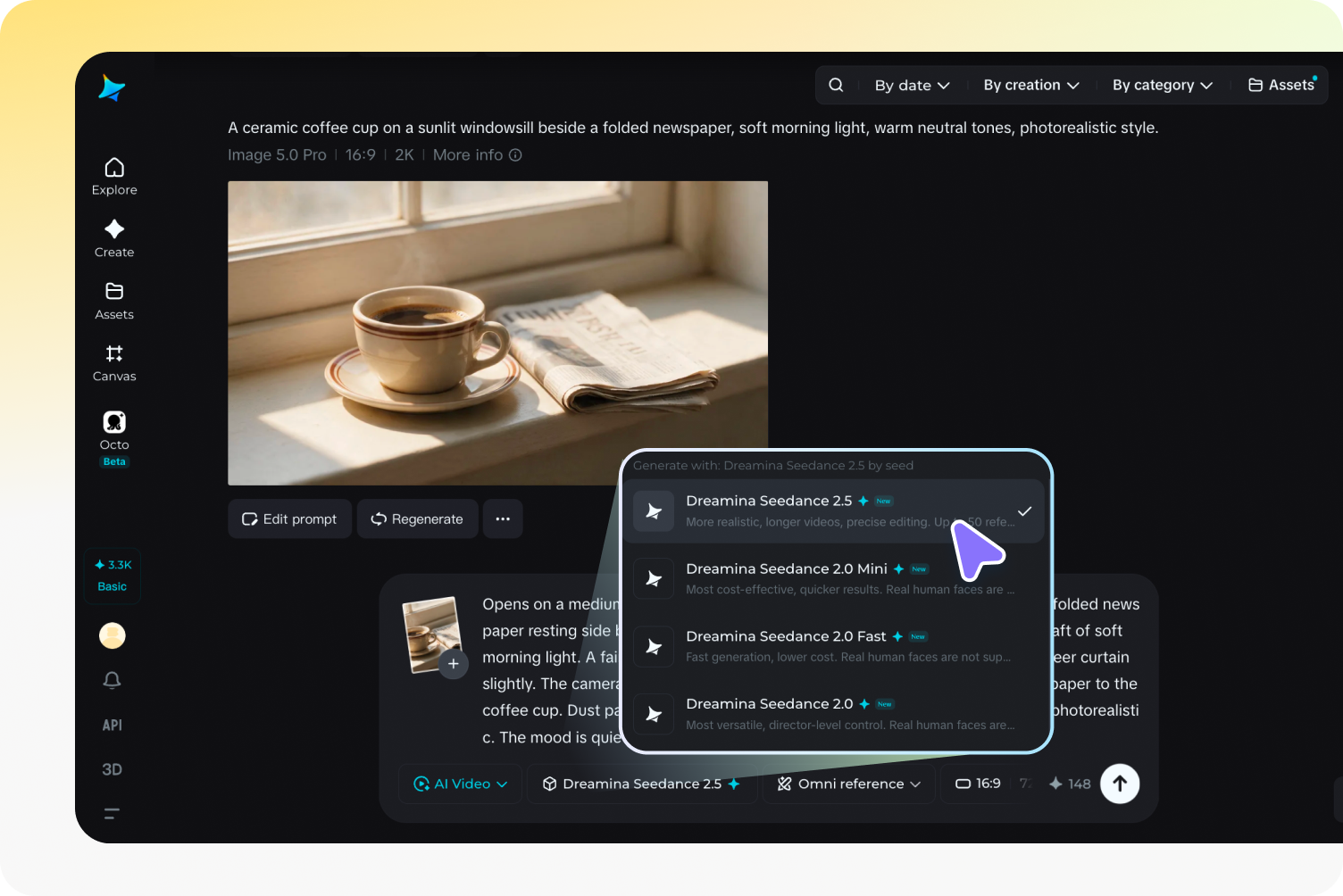 Animate your image into a video