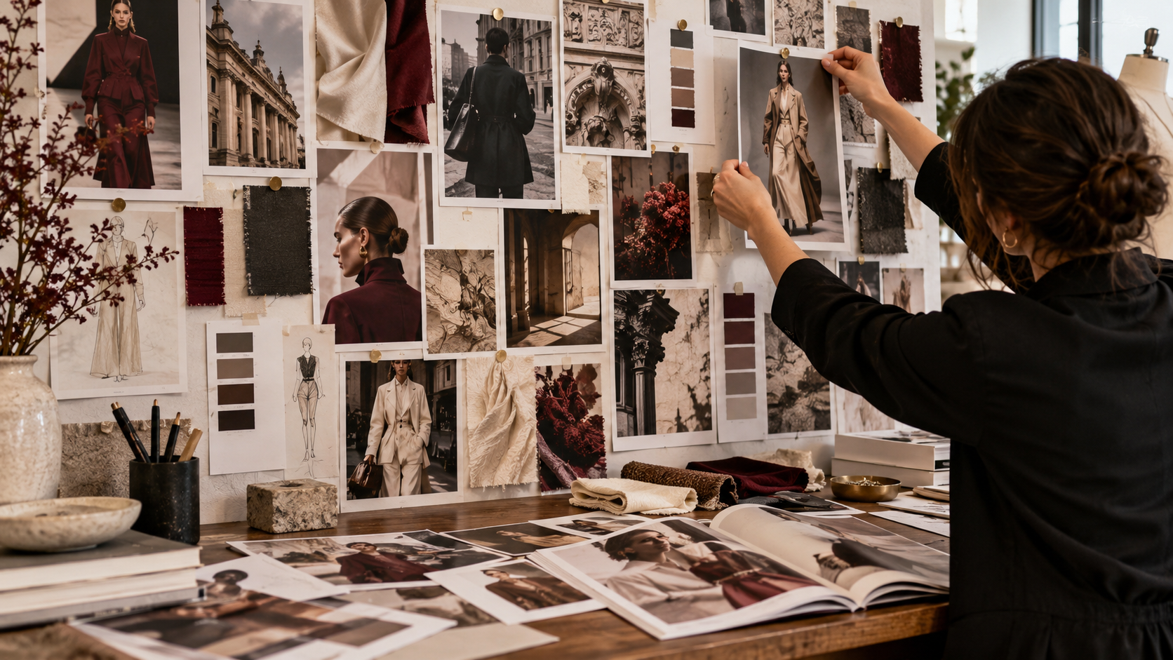 Fashion inspiration research and collection