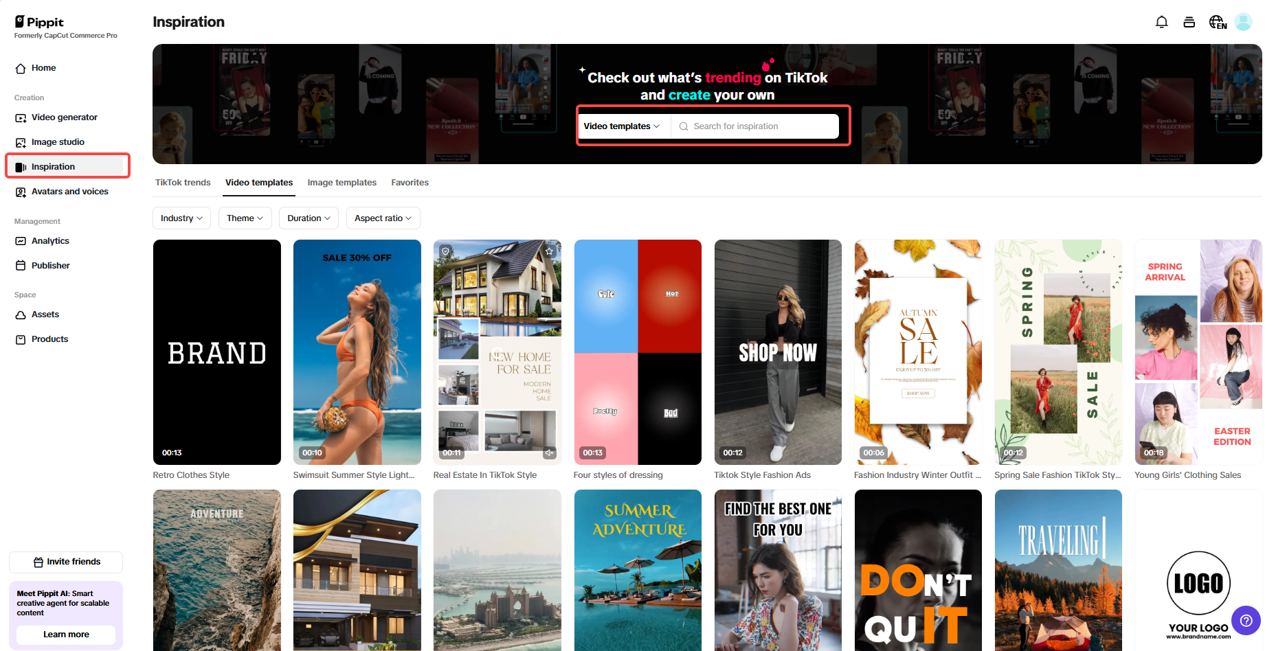 Customizable templates