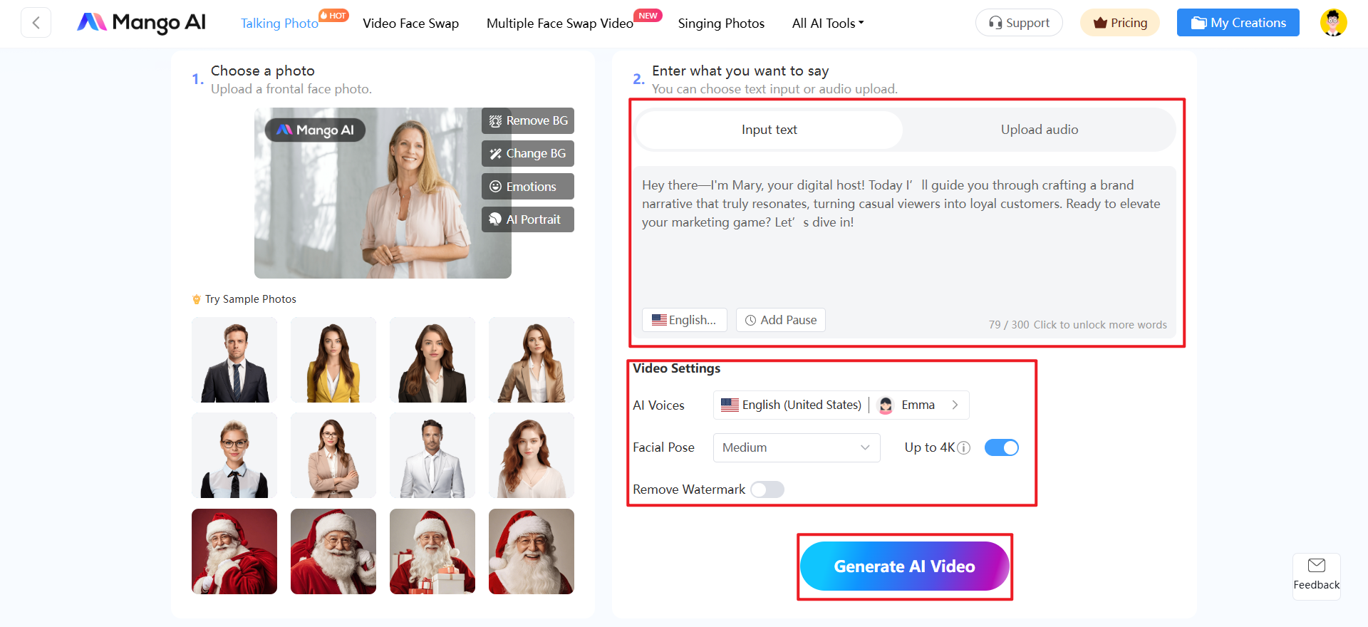 Adicione um script e gere