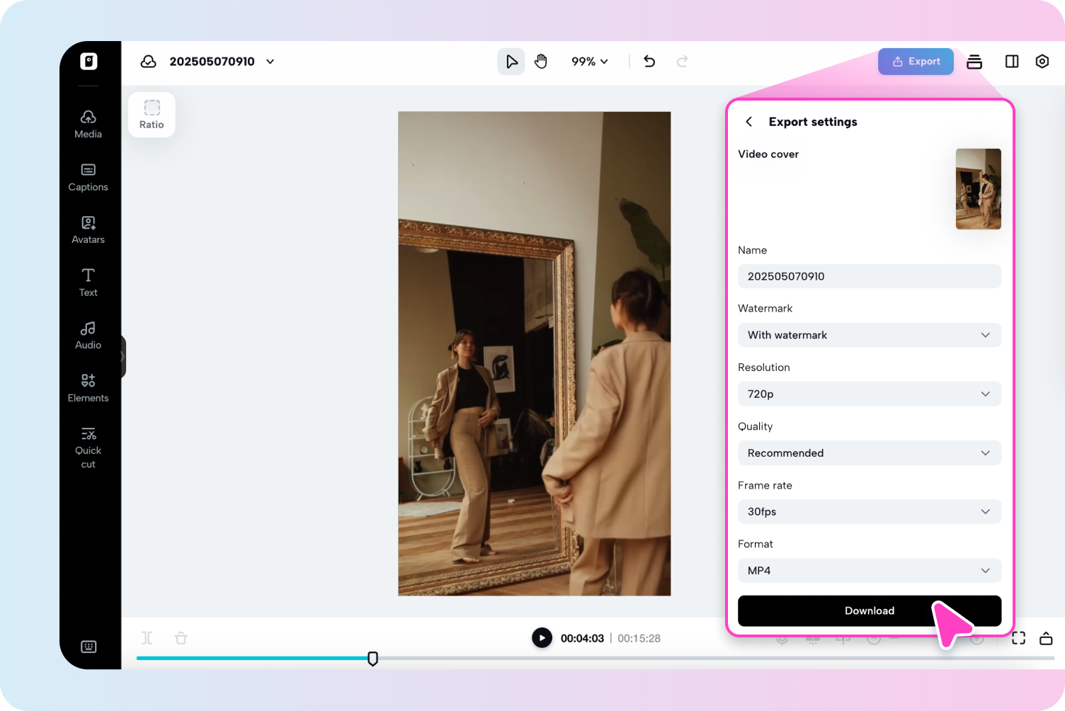 AI voiceovers and avatars