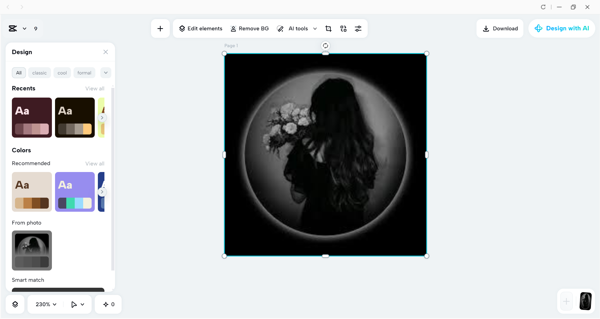 Customizing the template with the CapCut desktop video editor
