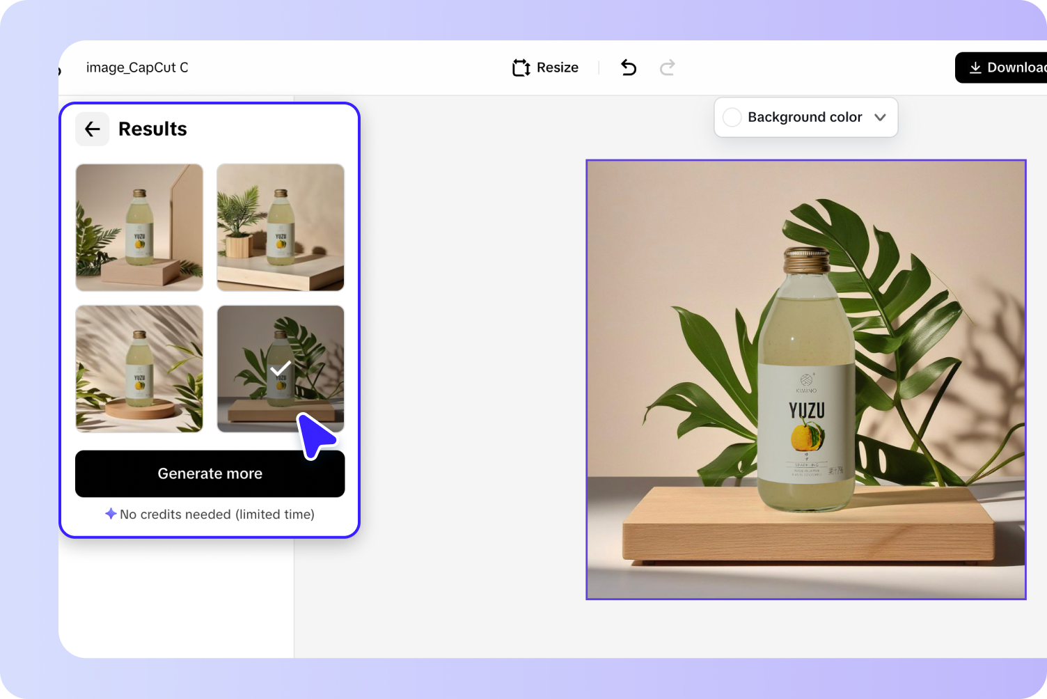 Sesuaikan latar belakang Anda