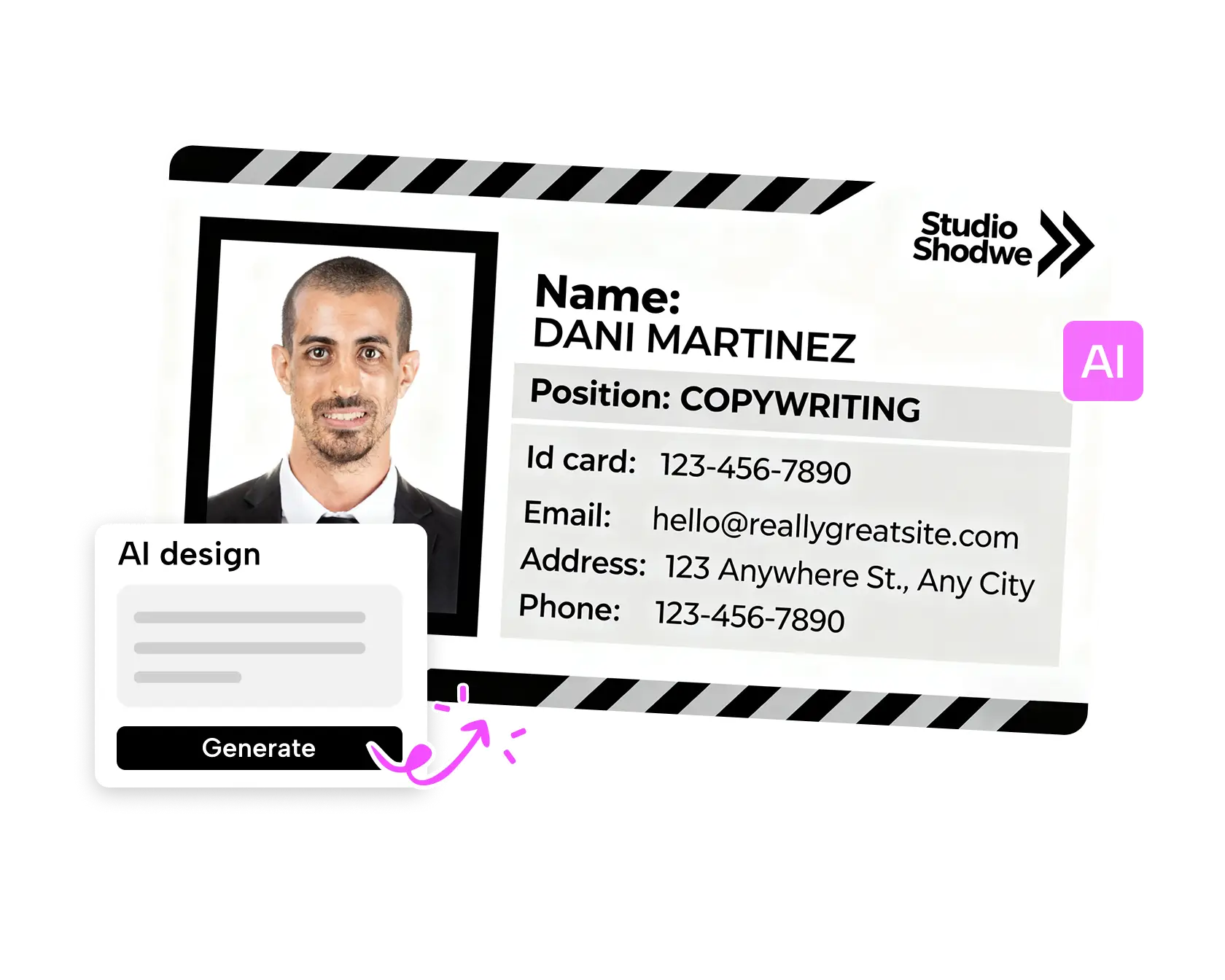 Generate professional backgrounds for ID photos