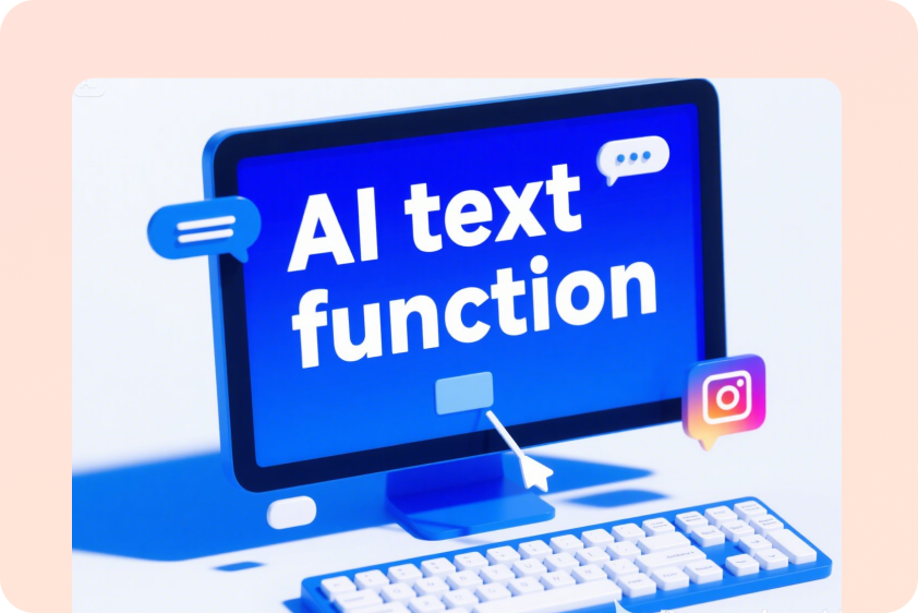 ai text effect for social media