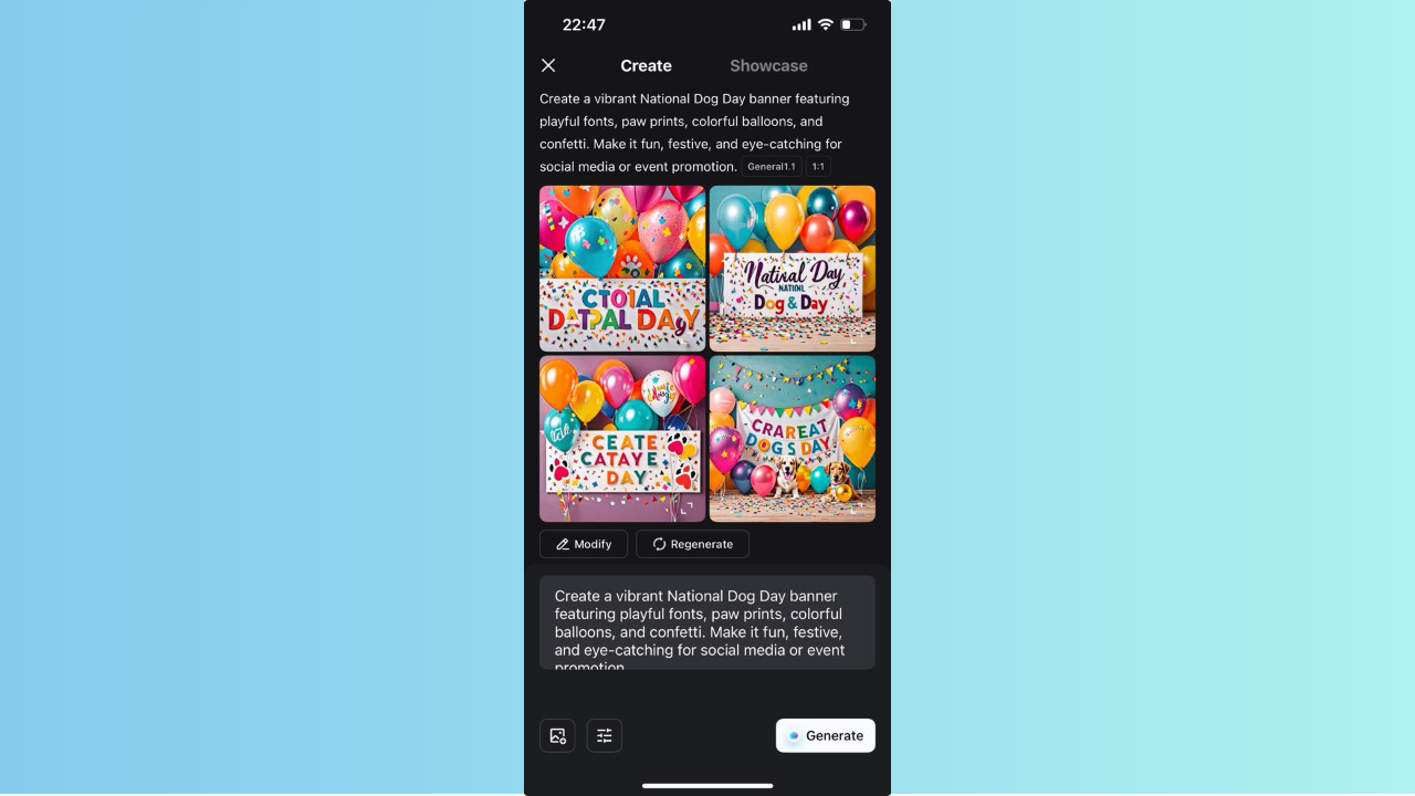 Banner zur Feier des Nationalen Hundetages