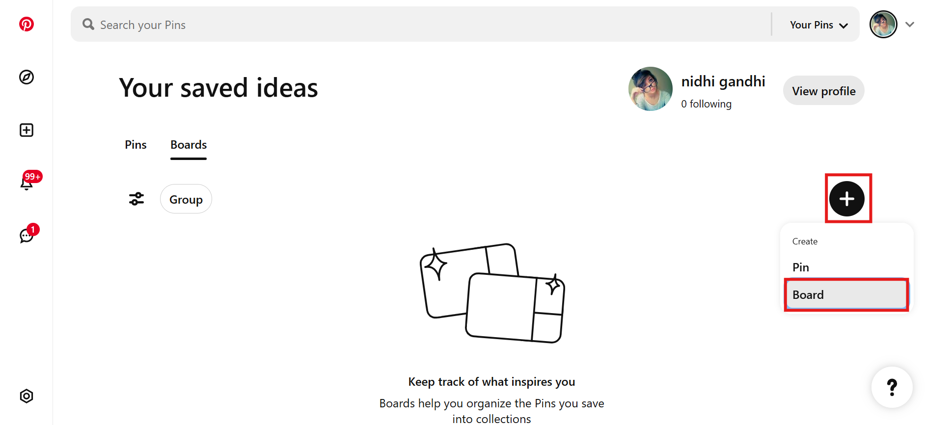 skapa ett Pinterest-kort