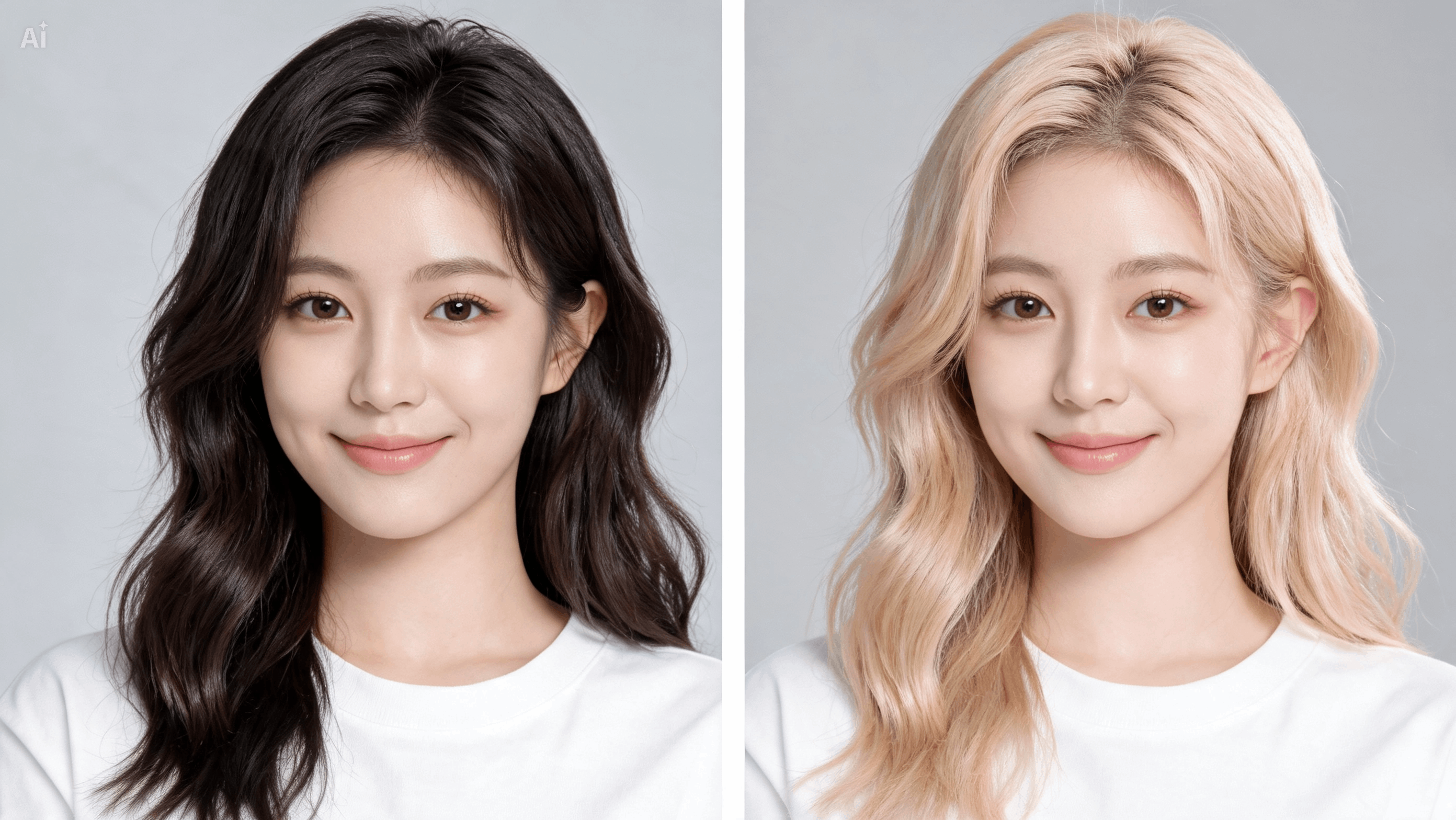 Before And After Look Comparison