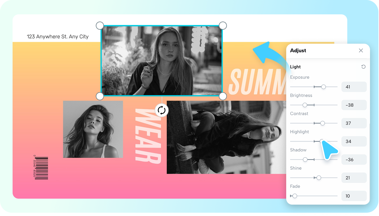 Upscale your yearbook photo