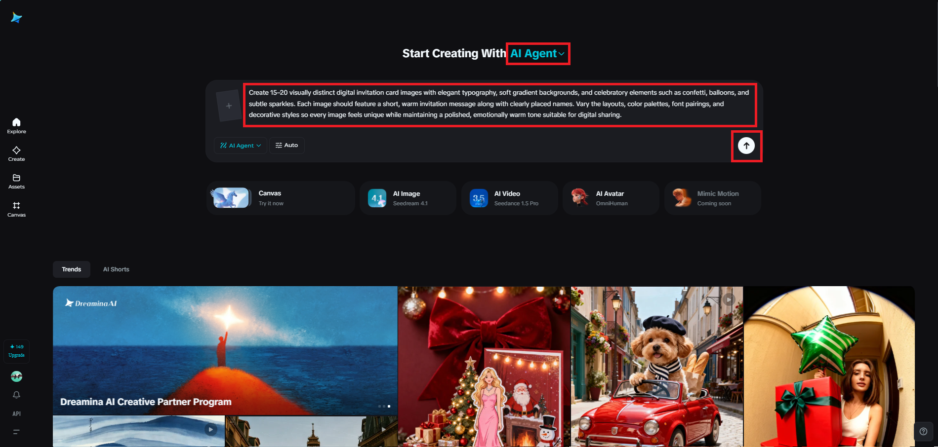 Enter a creative prompt