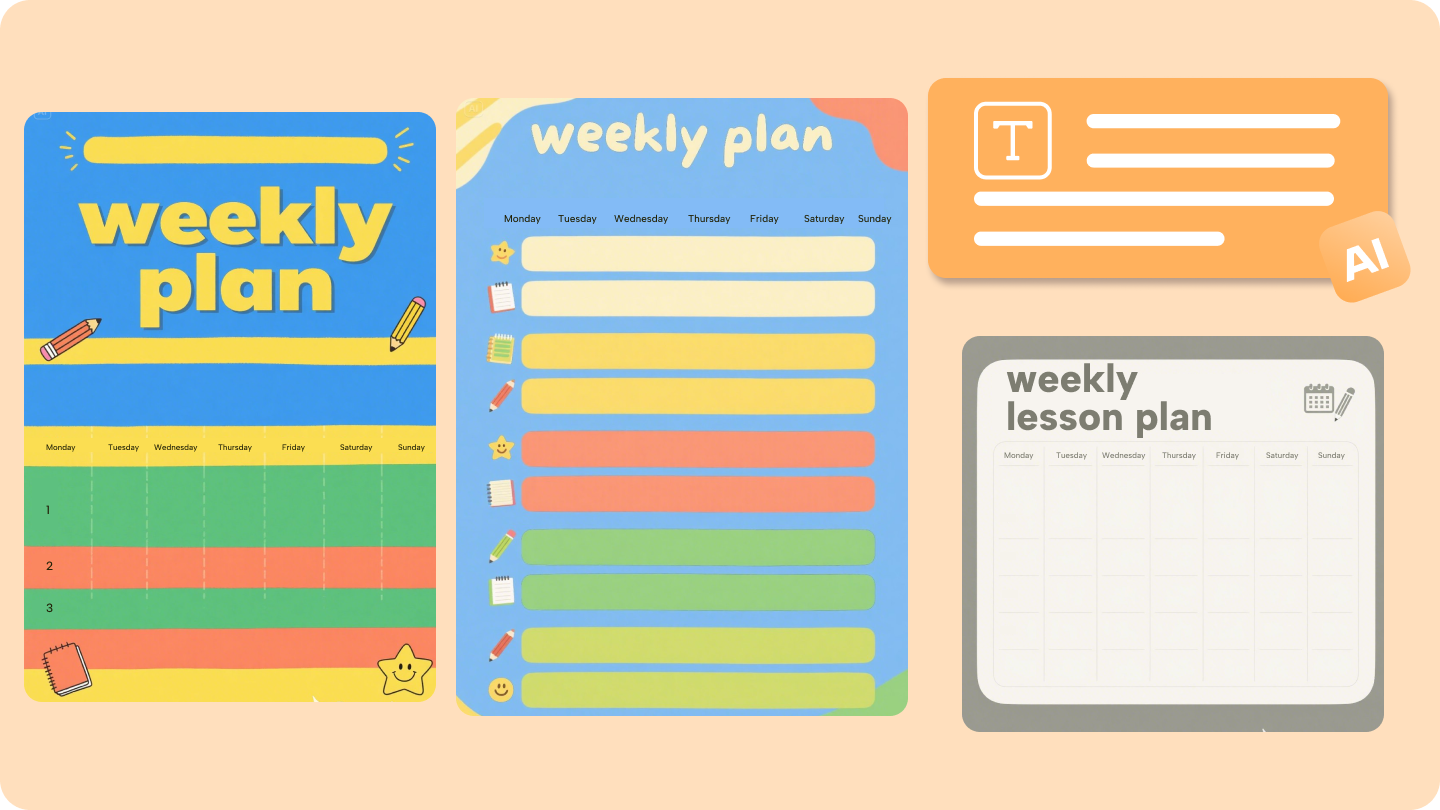 weekly lesson plan