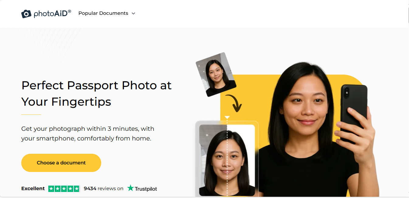 PhotoAid interface