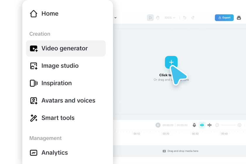 Video editor interface