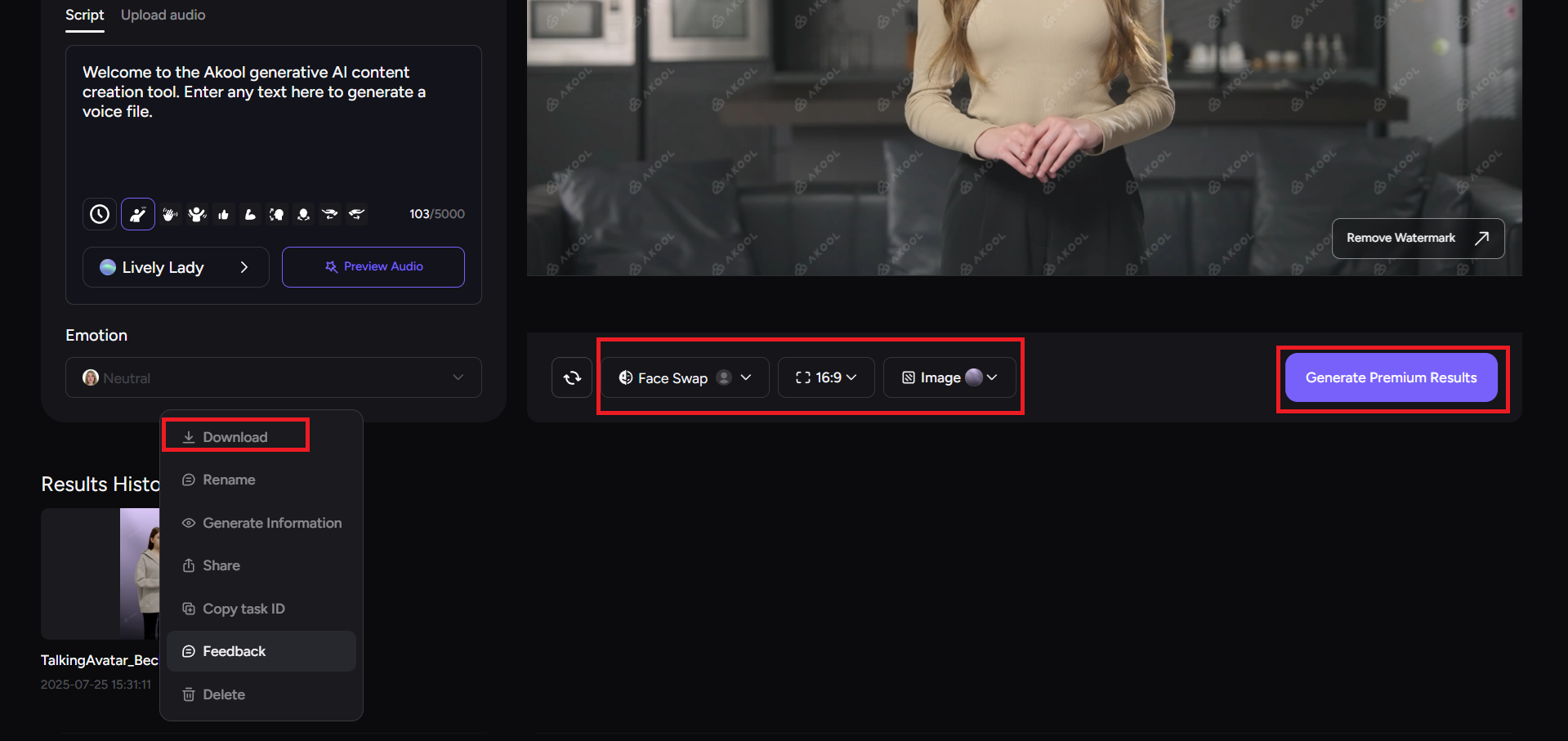 Make final edits and then export
