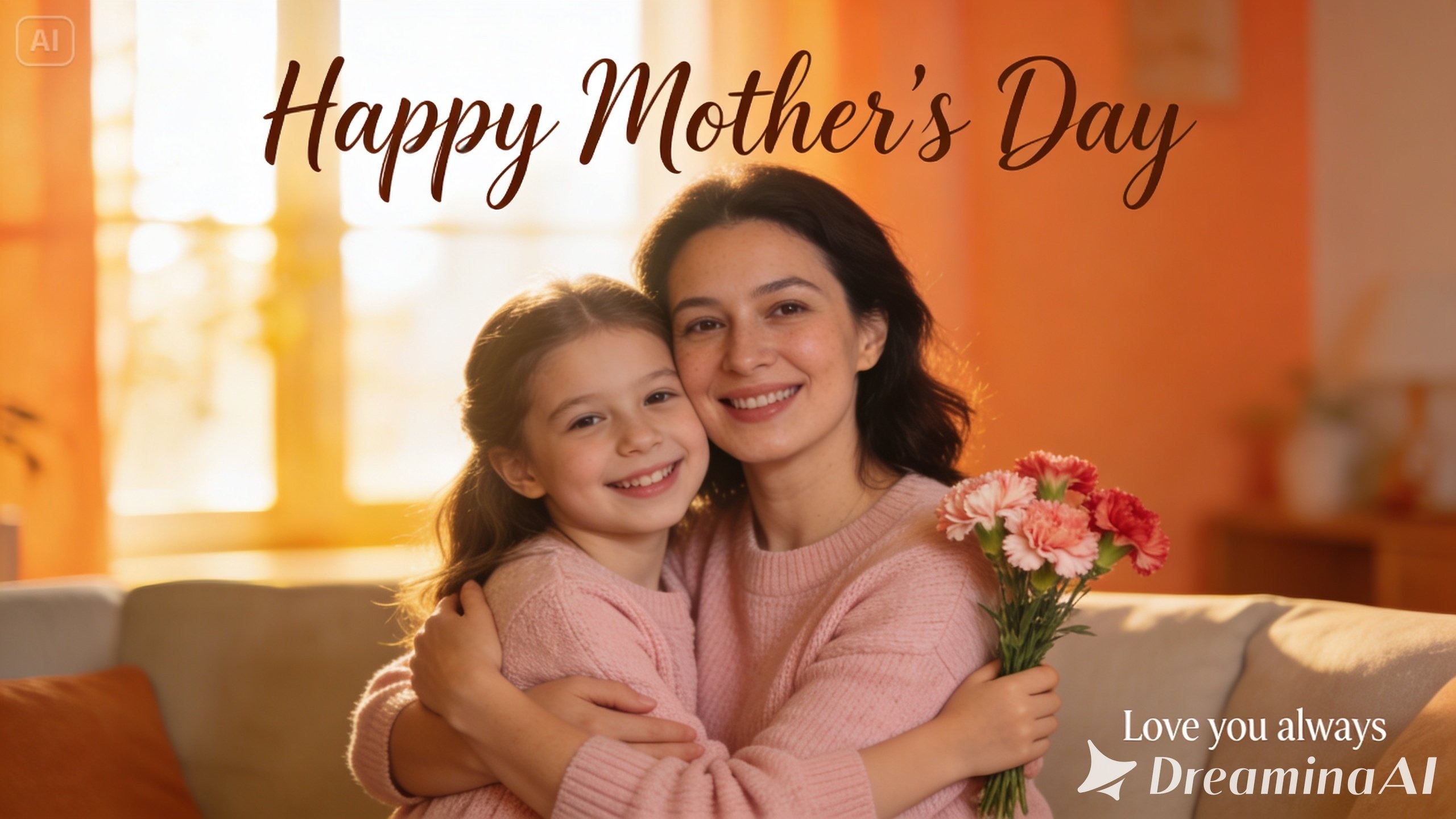 O creație, multe formate - card, tipărit și video dintr-o singură mamă zi ai fotografie