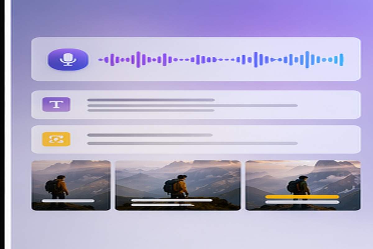 Text To Short Video Generator prompt input topic-relevant visual