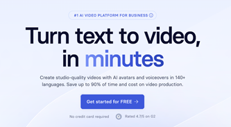 Synthesia: Turn Text to Video