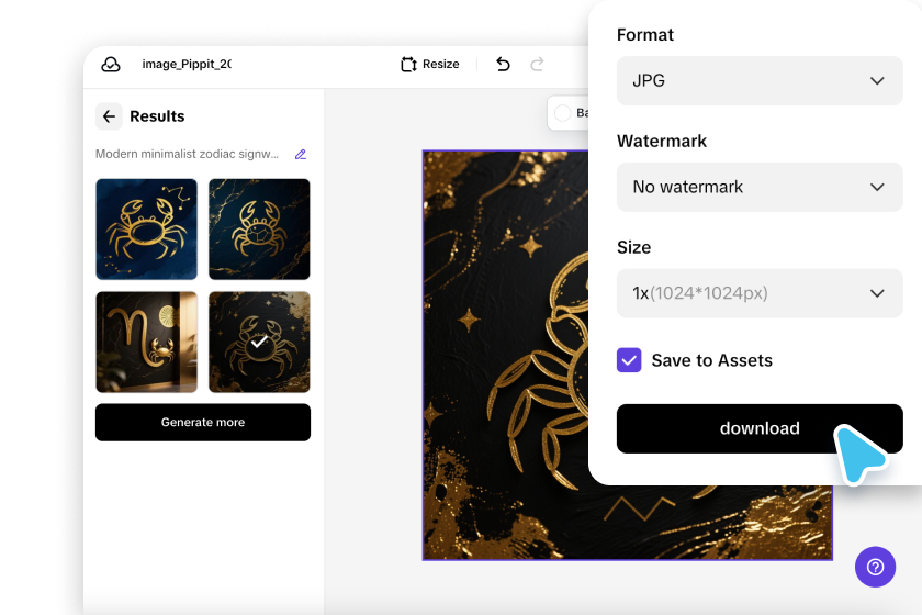 Exporte the zodiac sign wallpaper