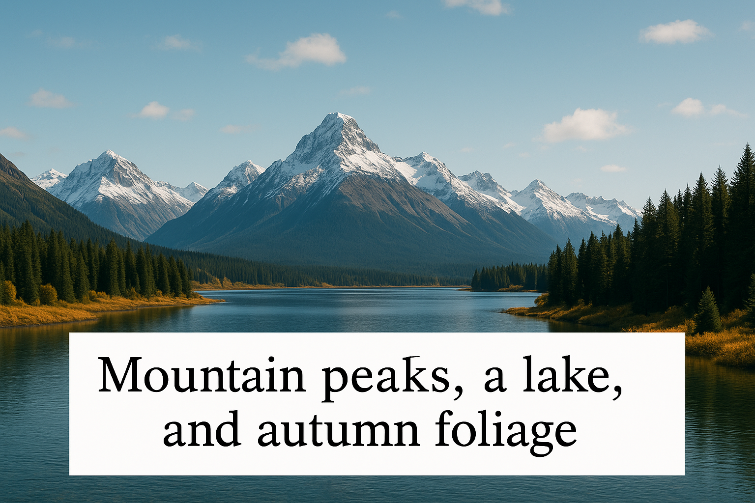 Captions on photos