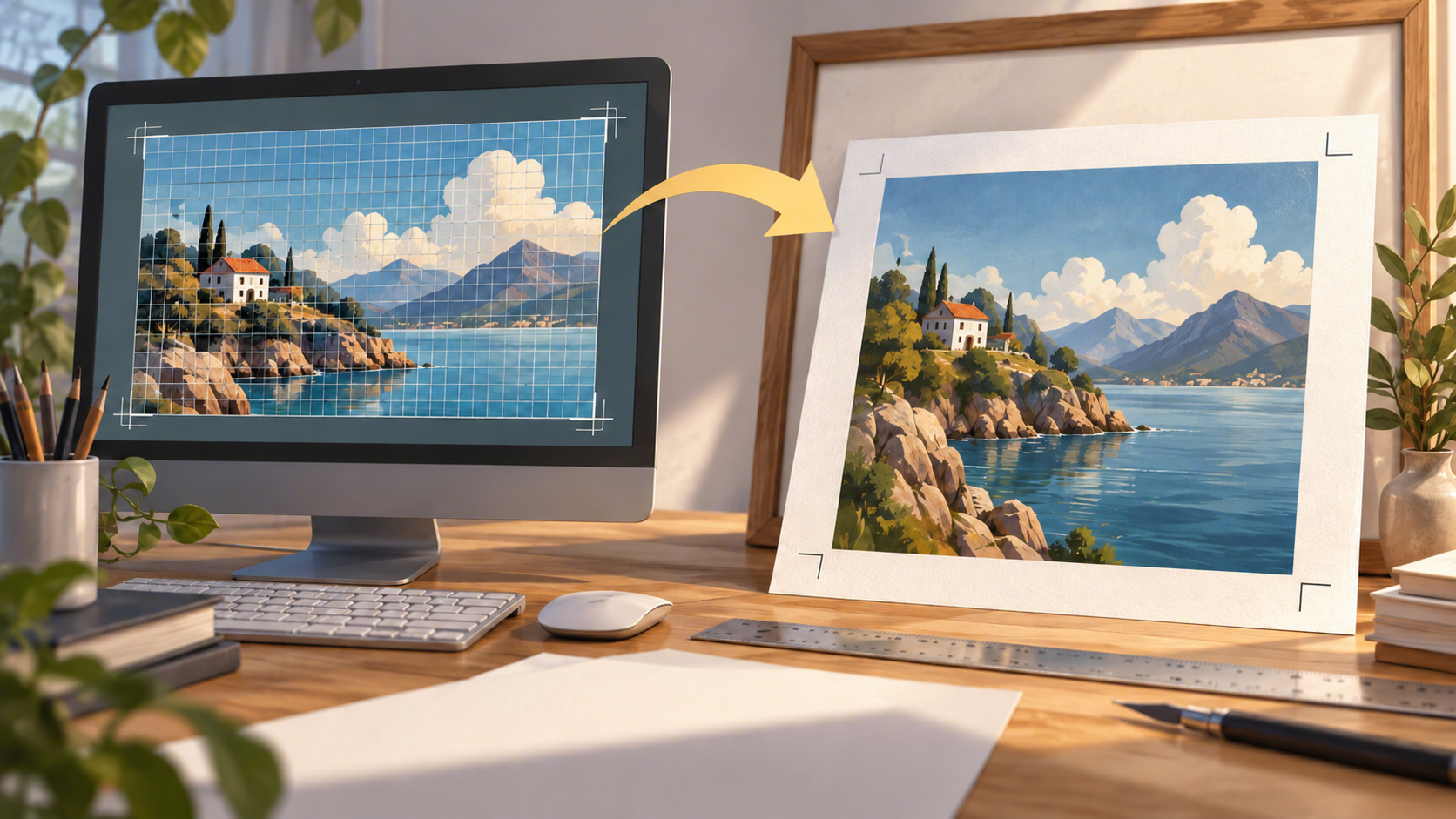 Prepare AI Images for Print: Size, PPI, Color and Proofs