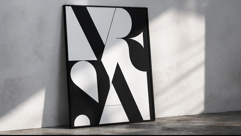 Capital Letters Design — Poster Design Reveal