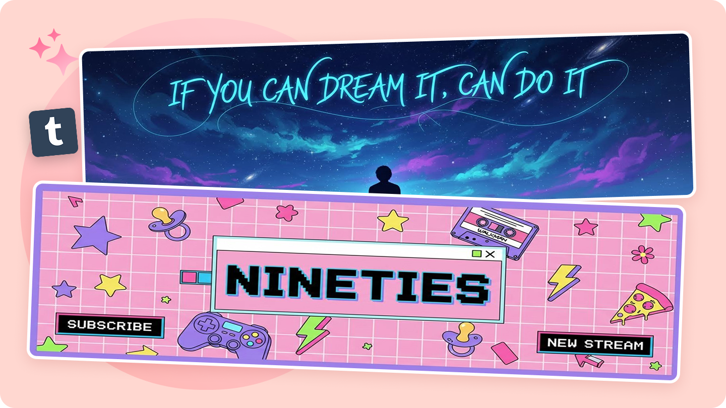 Tumblr 헤더 생성기: 나만의 정체성으로 Tumblr를 맞춤화하세요.