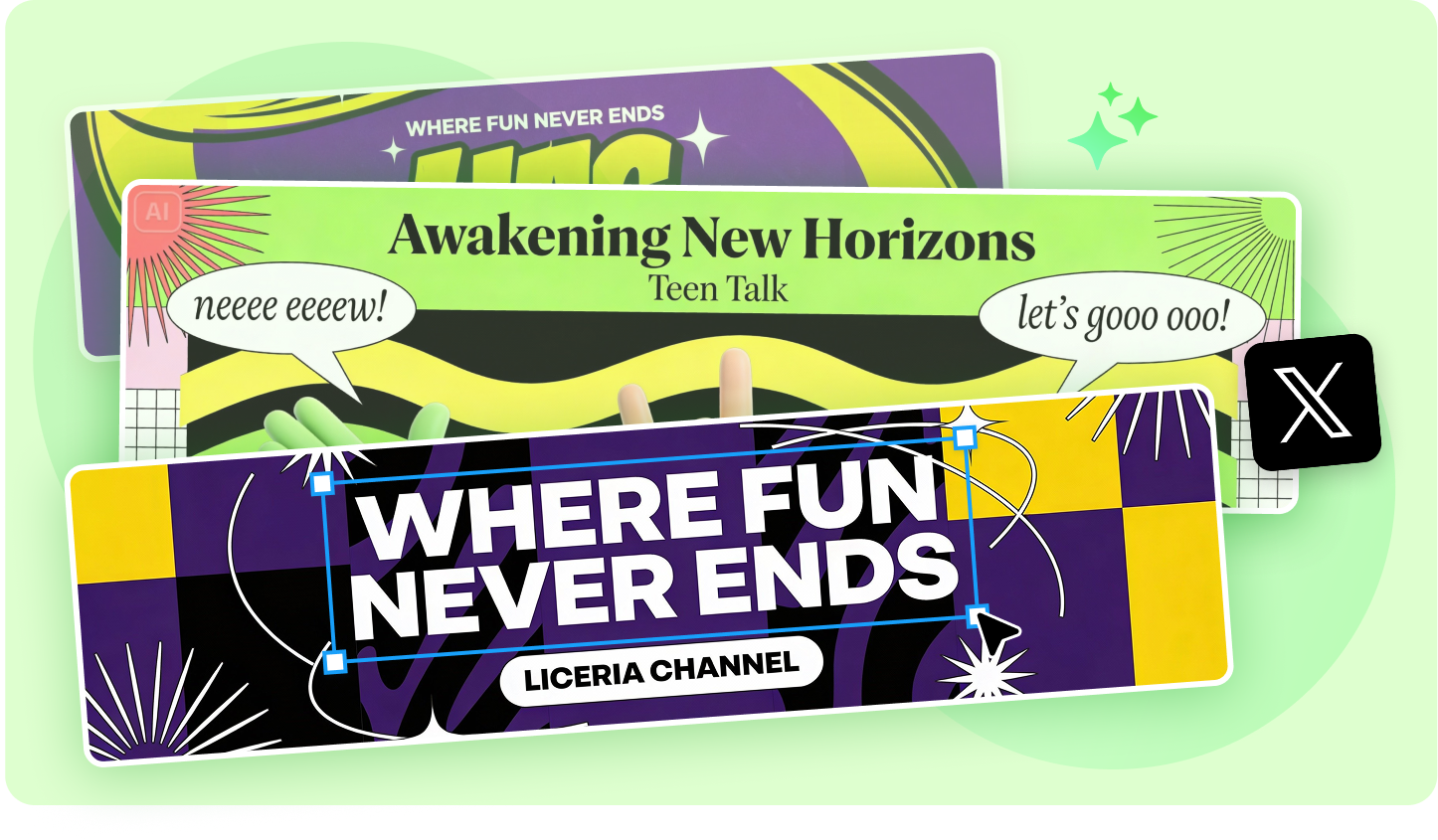 Criador de Cabeçalhos para Twitter: Crie cabeçalhos impressionantes para Twitter instantaneamente