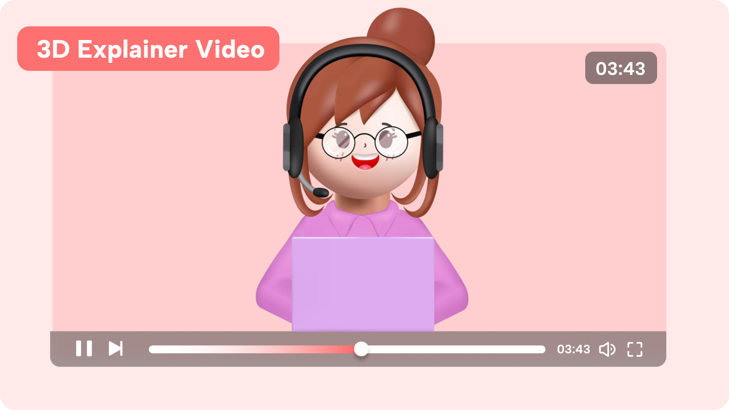 3d объяснительное видео
