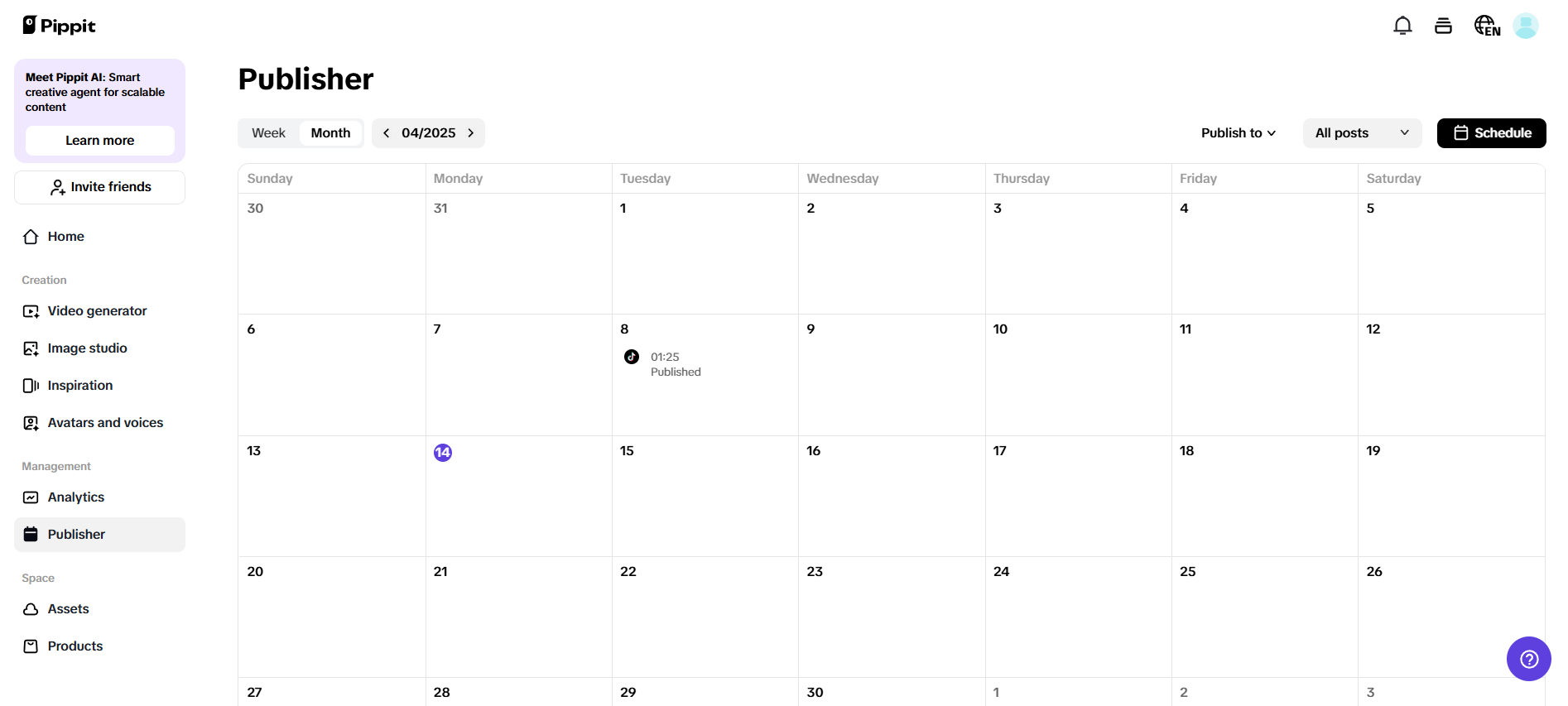 Multi-platform publishing