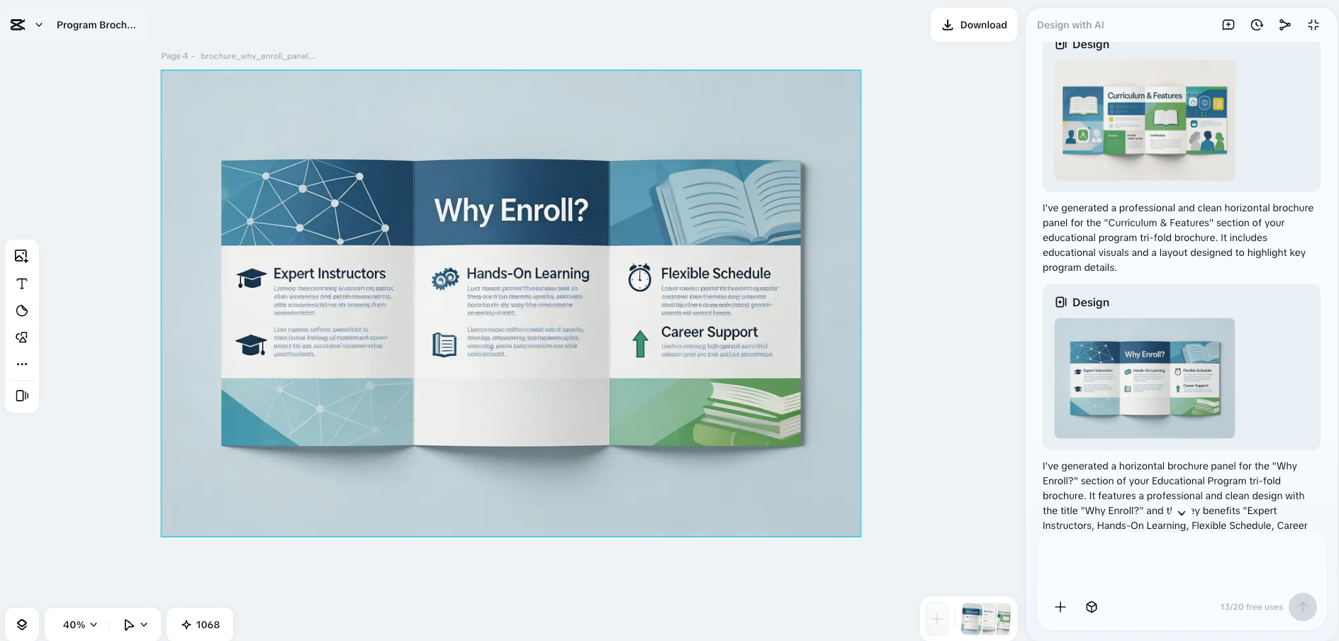 Educational Program Brochure